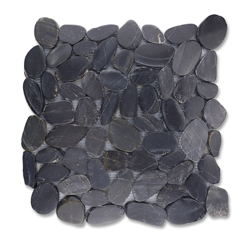 Sliced Pebble Mosaic (Black)
